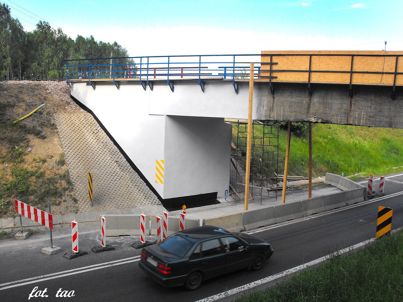 Remont wiaduktu na torze Sierpc-Brodnica  lub na trasie DK 10 Sierpc-Toru, 24.05.2014 r.