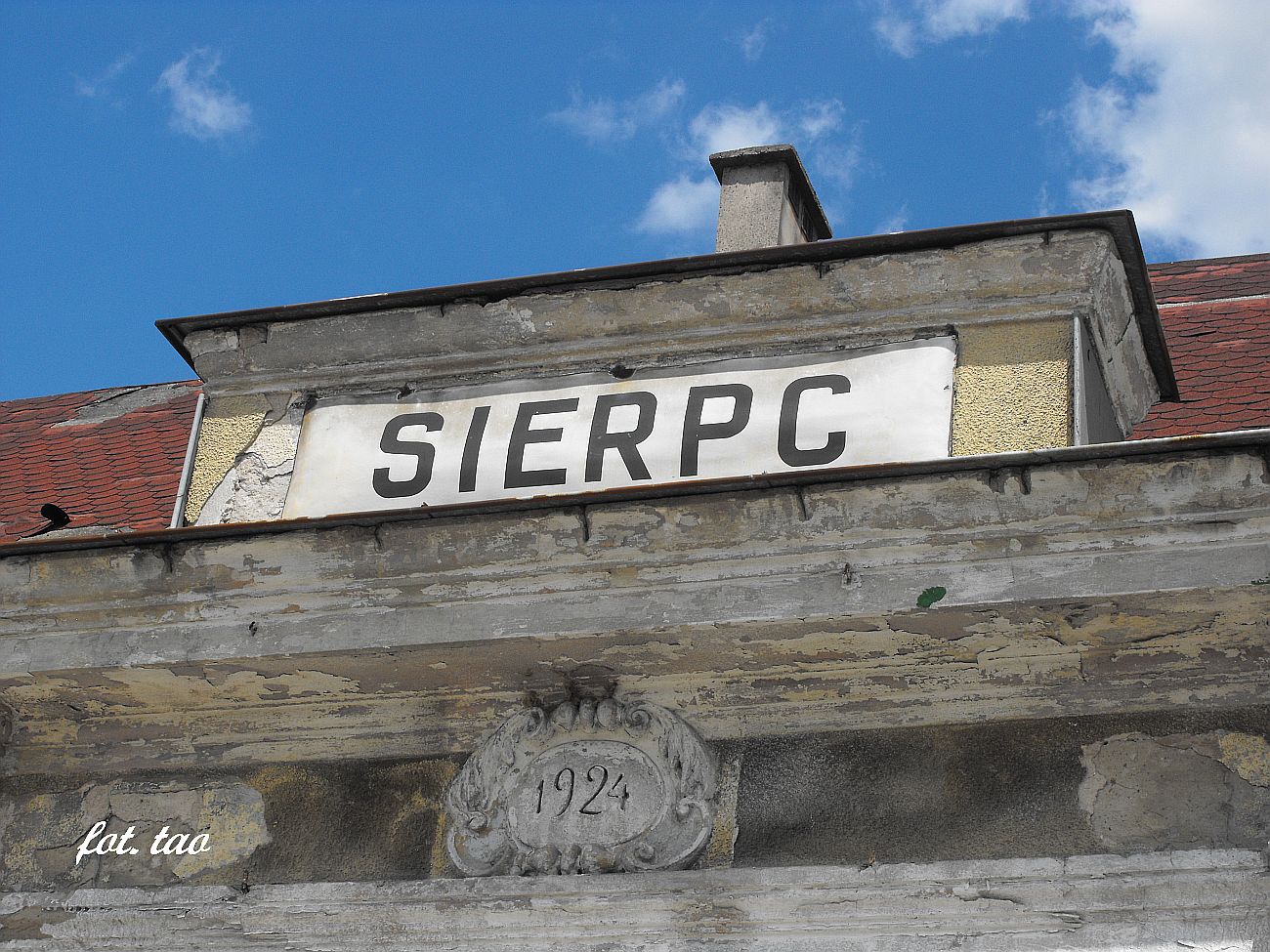 Stacja Sierpc. 2014-1924=90 - to ju tyle lat. Pamitamy, ale czy 