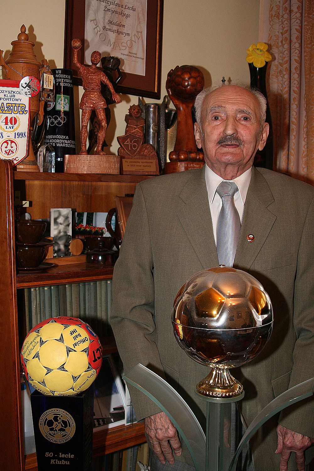 Lech mijewski w dniu swoich 90 urodzin, 12.01.2013 r.