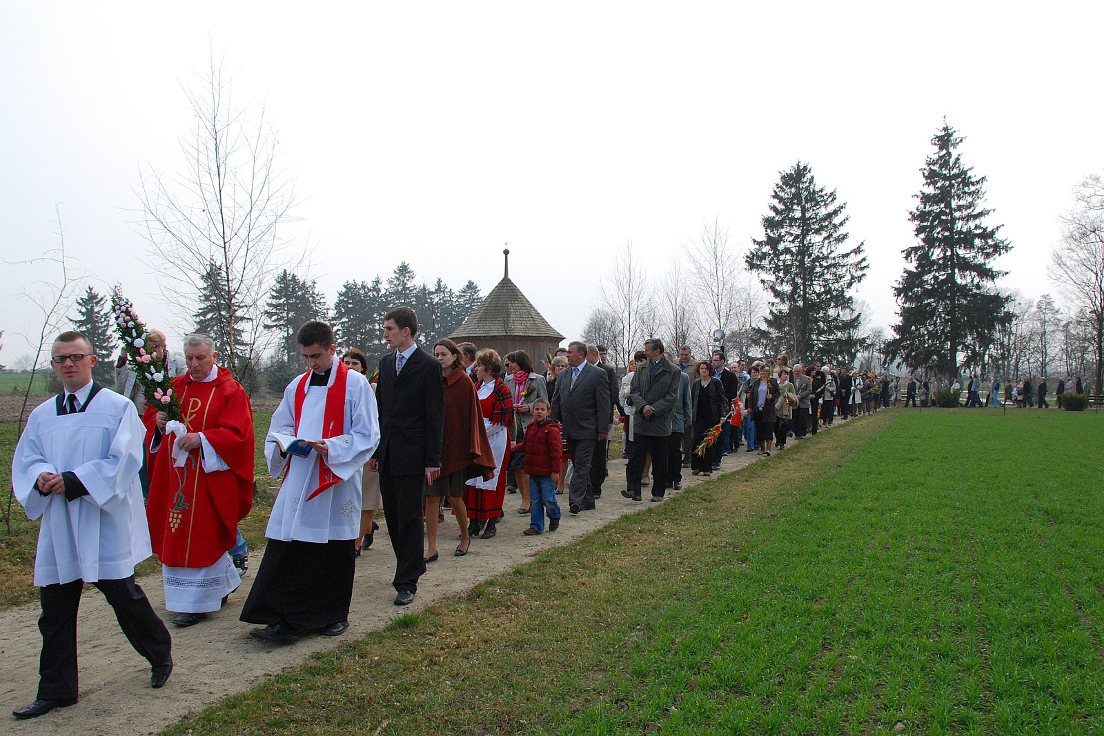 Obchody Niedzieli Palmowej w skansenie, 2009 r.