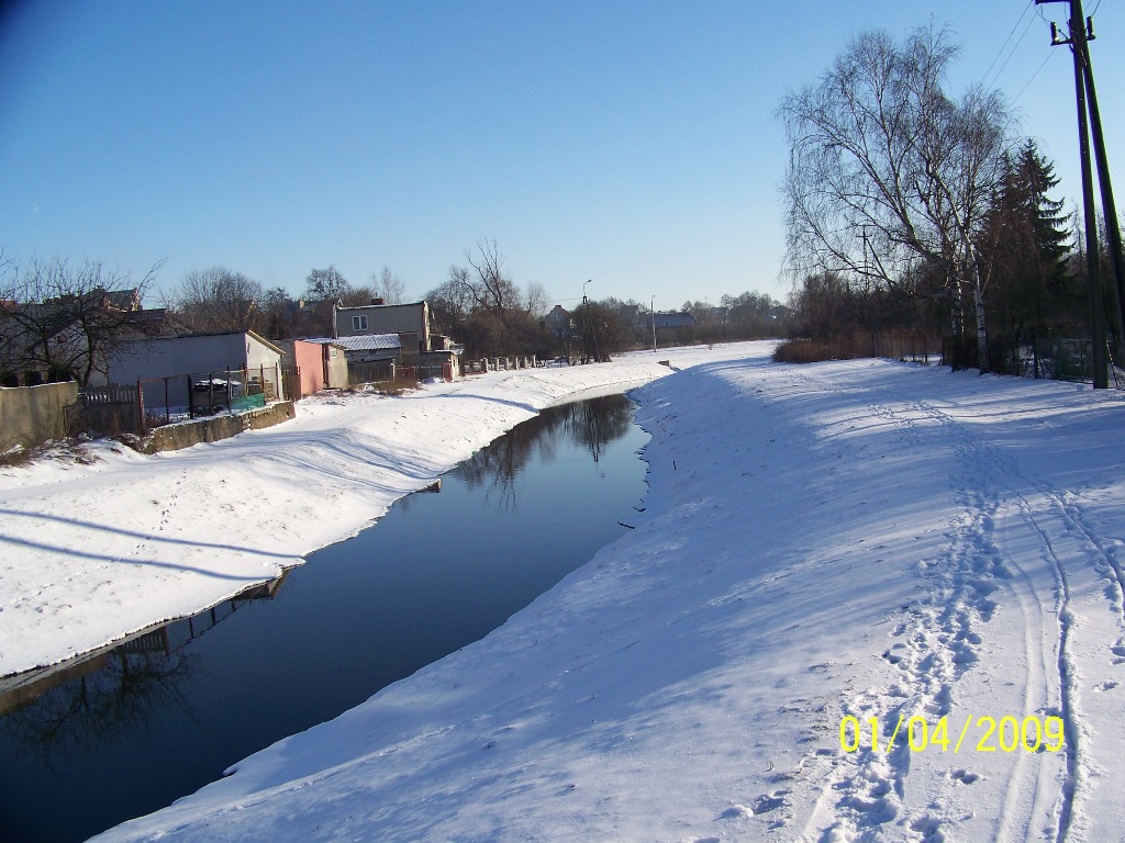 Rzeka Sierpienica, 4 stycznia 2009 r.