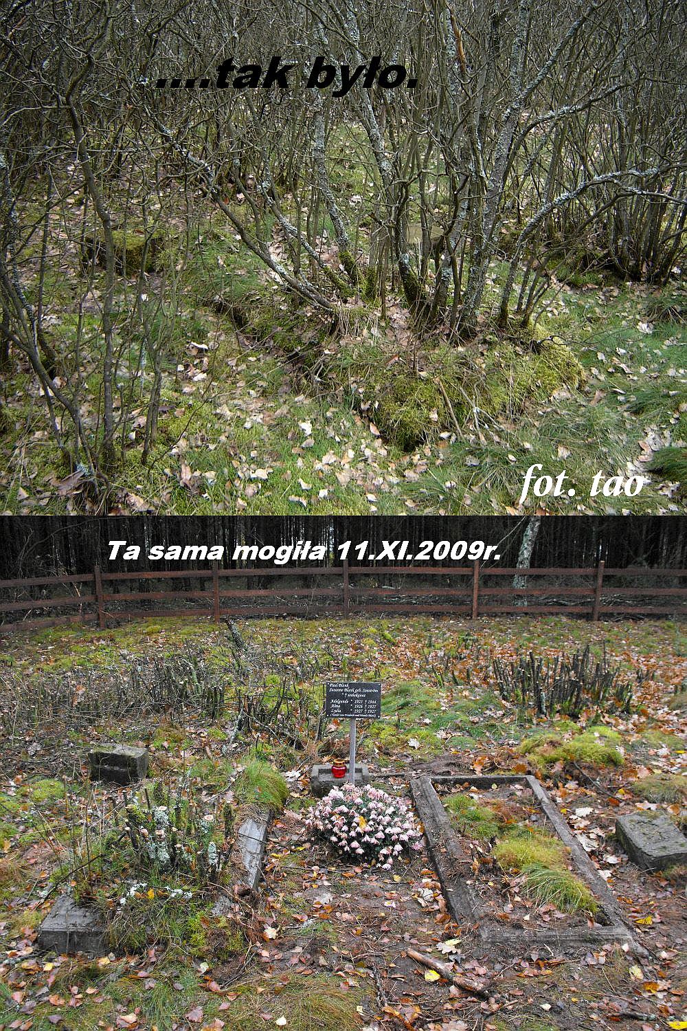 Cmentarz w Oswce k/Sierpca.