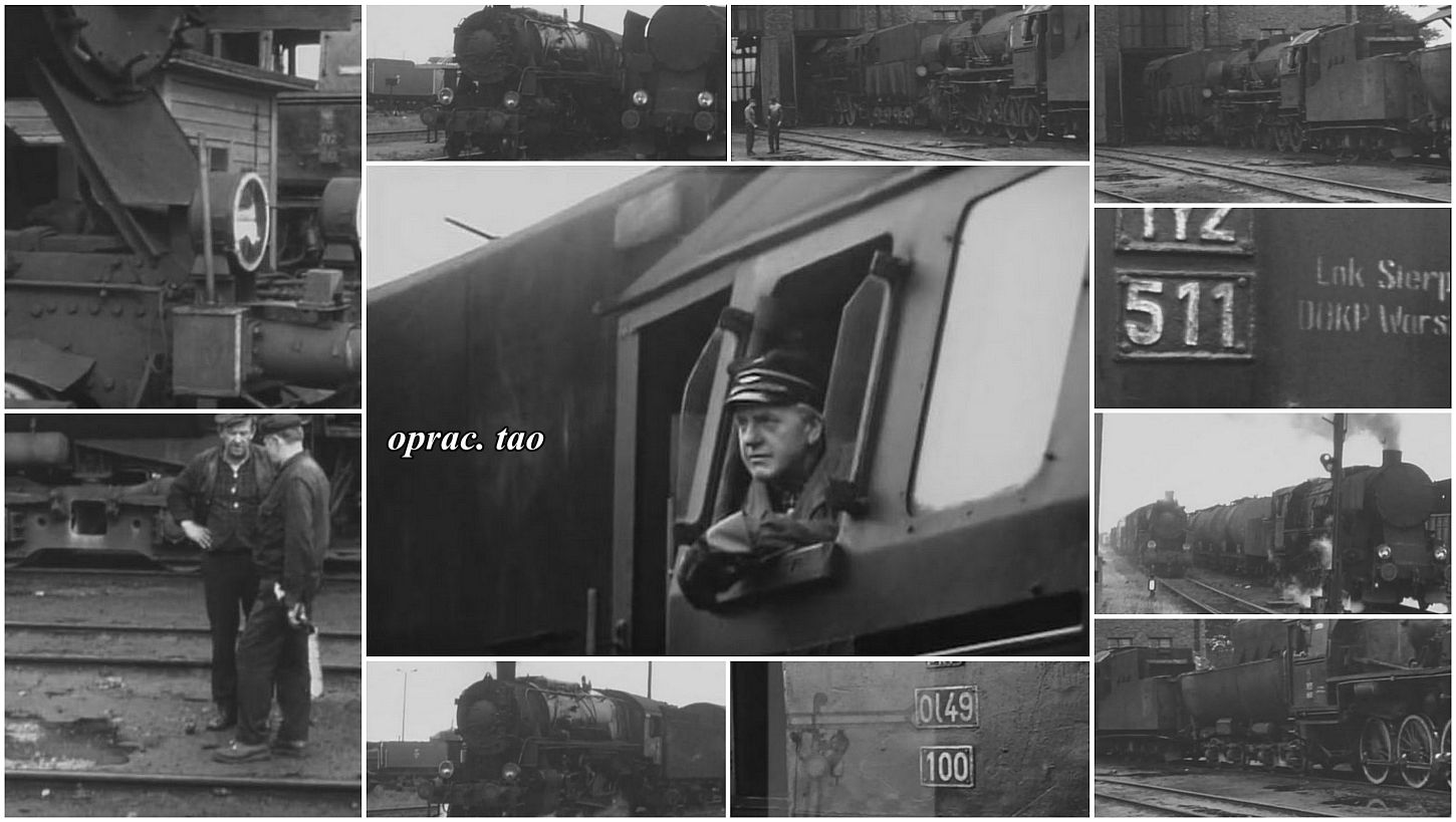 Stacja Sierpc lata siedemdziesite  XX wieku. Foto z cyklu 