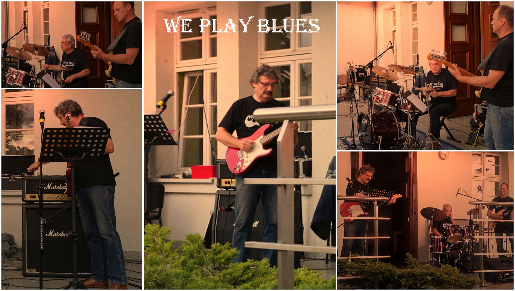 witojaski bluesowy koncert grupy We Play Blues na letniej scenie CKiSZ w Sierpcu 24-06-2018r.