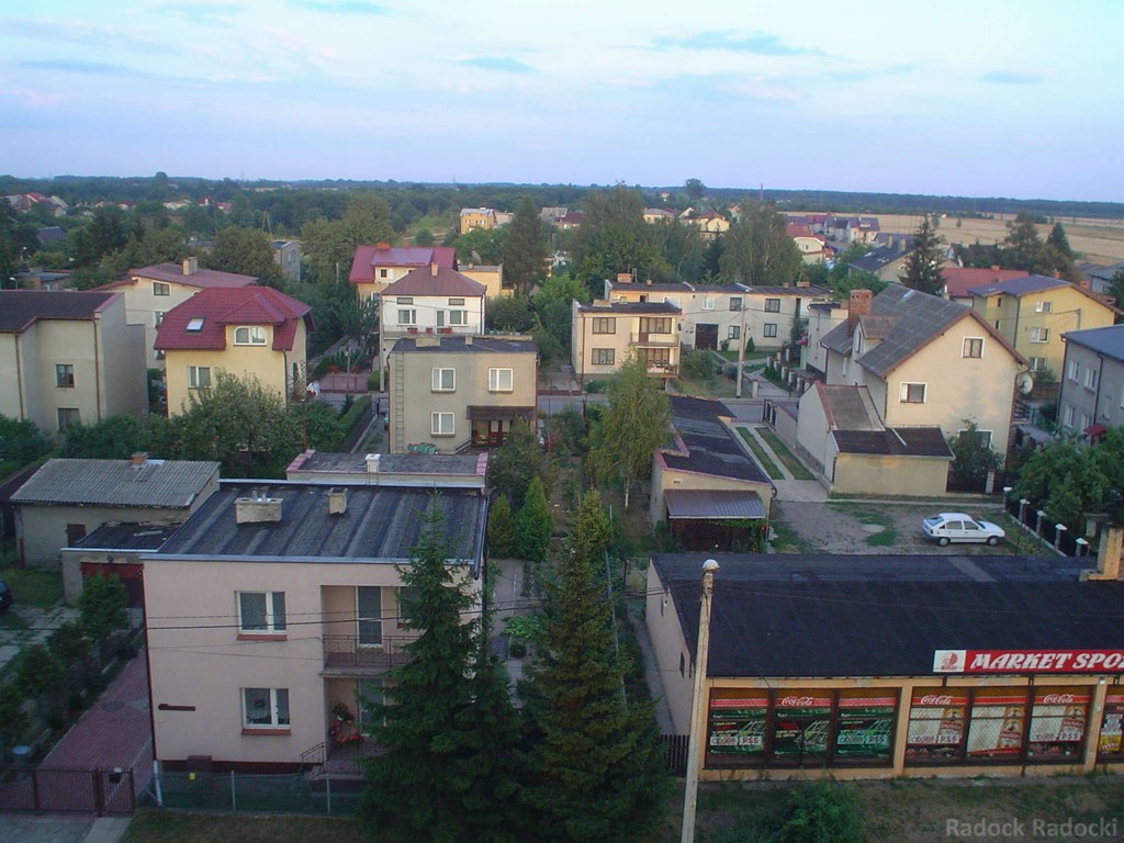 Widok na domy mieszkalne w pobliu szpitala - ul. Sowackiego